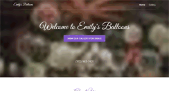 Desktop Screenshot of emilysballoons.com